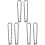 6Pcs Black Iron Hanging Chains for Plant Pots Feeder Lanterns 2