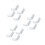 12Pcs Durable Metal Fire Extinguisher Mounts Silver Wall Hook Brackets 7