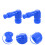 25Pcs Blue Rubber Plug Caps Durable Replacement Boots 10