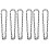 6Pcs Black Iron Hanging Chains for Plant Pots Feeder Lanterns 4