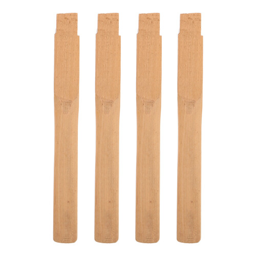4Pcs Wood Handle Replacement Light Brown for Garden Tools