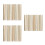 45Pcs Bamboo DIY Folding Fan Frame Multi Color Handmade Fan Ribs Set 3