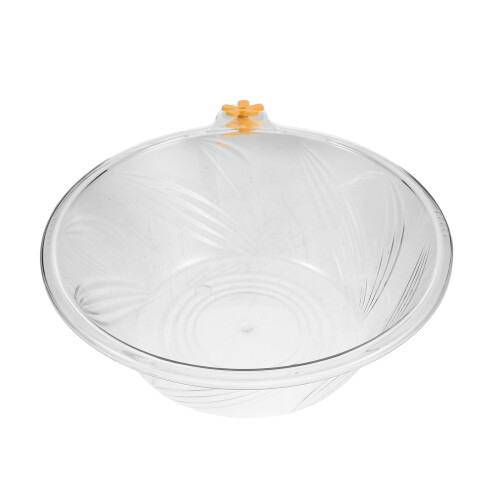 3Pcs Transparent Plastic Face Basin with Hanging Strap for Skincare
