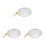 3Pcs Transparent Plastic Face Basin with Hanging Strap for Skincare 10