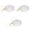 3Pcs Transparent Plastic Face Basin with Hanging Strap for Skincare 6
