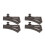 4Pcs Plastic Replacement Train Track Sets for Toy Train Play Black 8