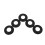 5Pcs Rubber Tub Stopper Gaskets Universal Black Drain Seals 1