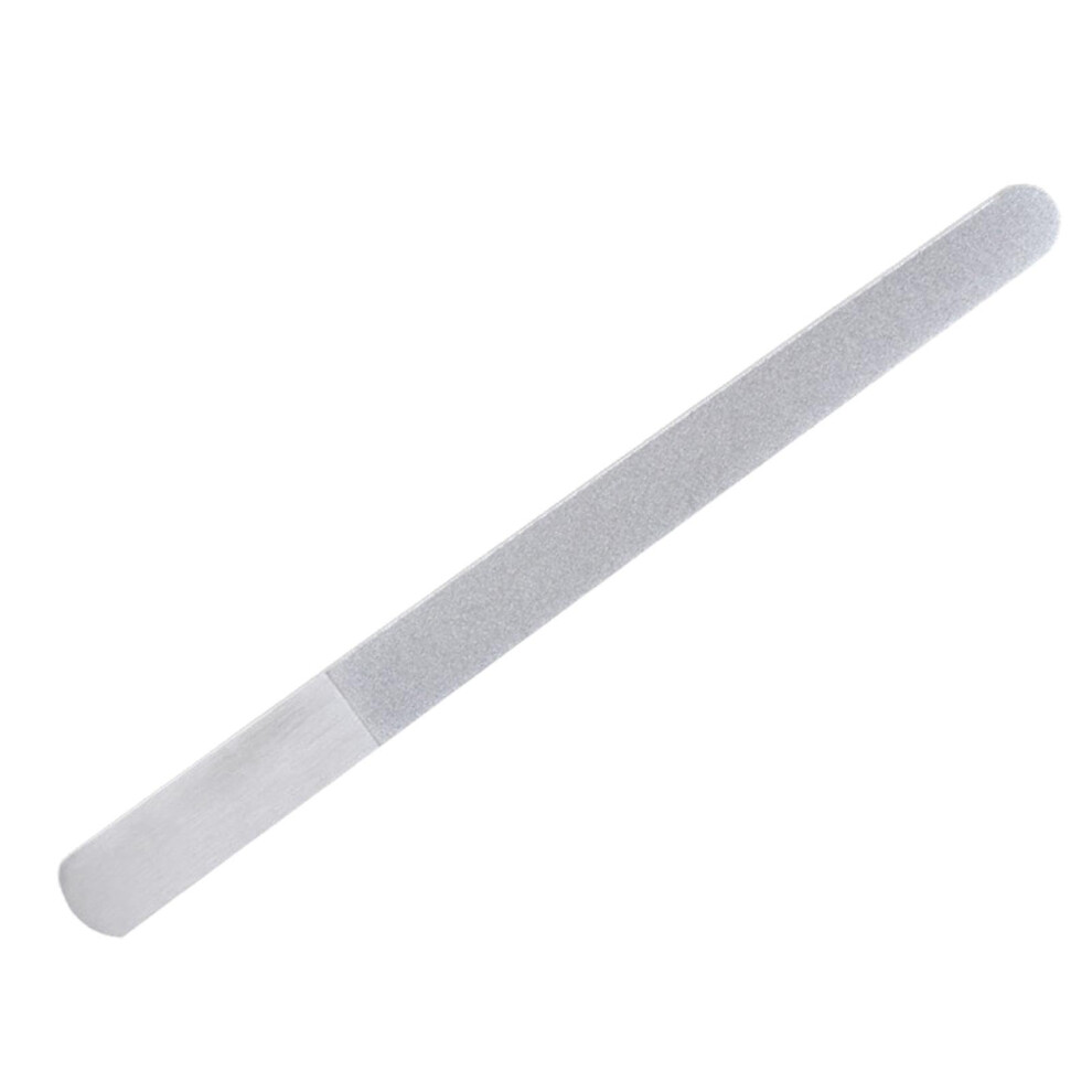 Stainless Steel Nail File for Precise Shaping Manicure Pedicure with Comfortable Grip