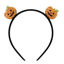 Halloween Headband Glitter Ears Pumpkin Bat Witch Skull Design for Adults Costume Accessories