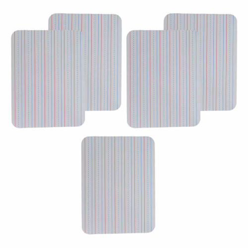 5Pièces Tableau Effaçable À Lignes Double Face Compact Pour