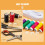 150Pièces Accessoires Couture Clips Canettes Transparent Plastique 7