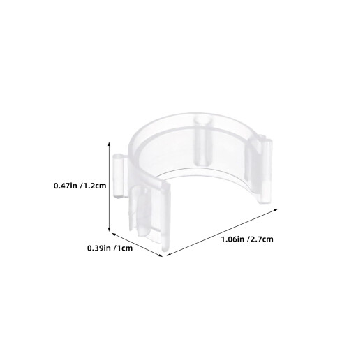 150Pièces Accessoires Couture Clips Canettes Transparent Plastique 1