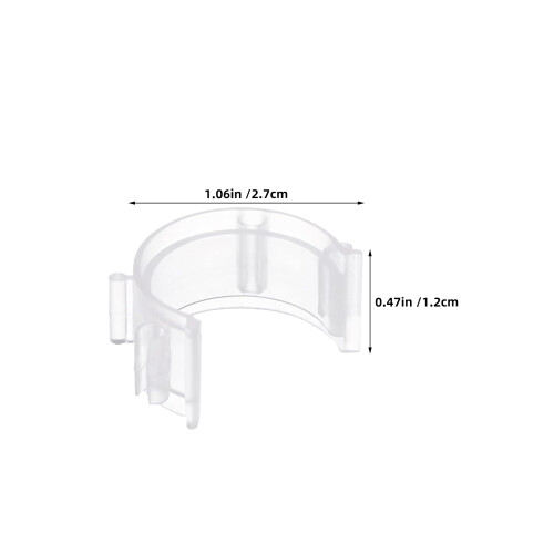 150Pièces Accessoires Couture Clips Canettes Transparent Plastique 2