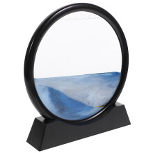 5Pcs Blue 3D Hourglass Sand Painting Art for Home Decor