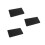 3Pcs Black PU Passport and Ticket Holder Splashproof Car Accessory 5