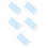 15Pcs Abs+iron Staple Removal Tool Portable Nail Extractor Sky-Blue 10
