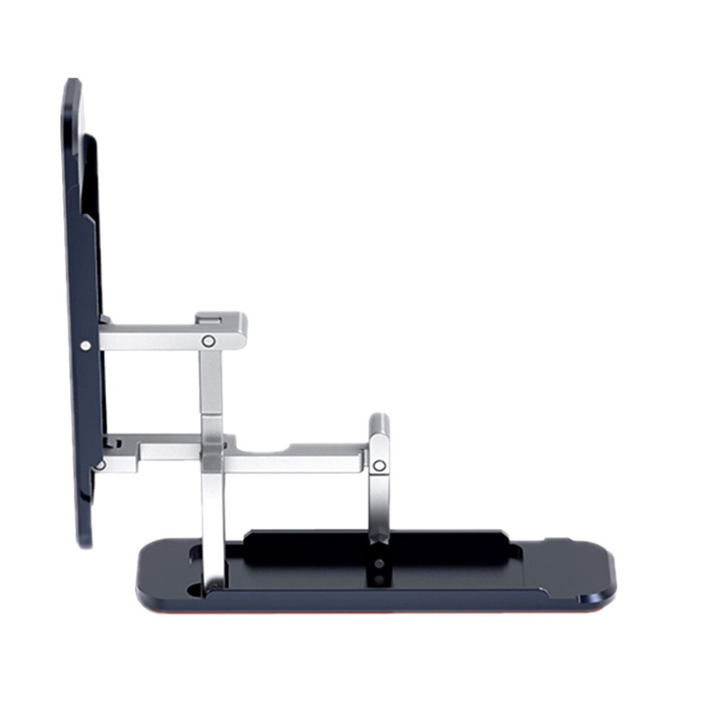 2Pcs Adjustable Angle Phone Ring Holder Aluminum Alloy Stand Black 3622627290304