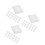 60Pcs Portable Mini White Canvas for Painting Cotton Canvas Frame Set 7