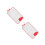 2Pcs Portable Ironing Pad Silver Cotton Silicone Foldable for Tabletop 8