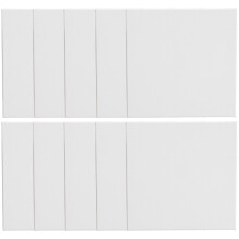 20Pcs Square Shape Painting Boards Light Grey Canvas for Oil Artworks