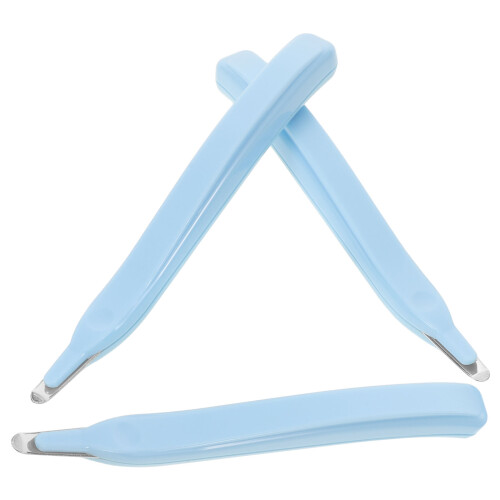 15Pcs Abs+iron Staple Removal Tool Portable Nail Extractor Sky-Blue 2