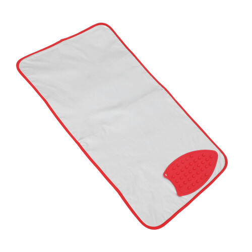 2Pcs Portable Ironing Pad Silver Cotton Silicone Foldable for Tabletop 1