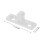 40Sets Plastic+iron Door Push Latch White Trash Bin Lock Replacement 11