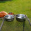 1Set Compact Silver Folding Bowls Stainless Steel Durable Outdoor Use 5