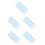 15Pcs Abs+iron Staple Removal Tool Portable Nail Extractor Sky-Blue 8