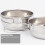 1Set Compact Silver Folding Bowls Stainless Steel Durable Outdoor Use 8