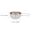 1Set Compact Silver Folding Bowls Stainless Steel Durable Outdoor Use 3