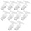 40Sets Plastic+iron Door Push Latch White Trash Bin Lock Replacement 2