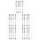 20Pcs Multi Beaded Golf Score Counter Portable Outdoor Stroke Tracker 8