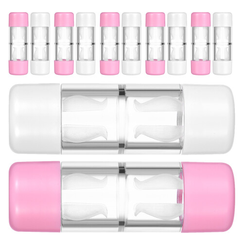 36Pcs Compact Contact Lens Box Plastic Durable Travel Eye 2