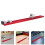 4Pcs Stable Adjustable Circular Saw Positioning Clamp in Red Aluminum 11