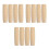 12Pcs Durable Wood Handle Grip Replacement for Small Files and Tools 6
