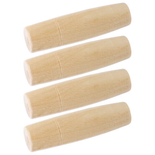 12Pcs Durable Wood Handle Grip Replacement for Small Files and Tools 1