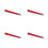 4Pcs Stable Adjustable Circular Saw Positioning Clamp in Red Aluminum 9