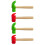 16Pcs Wood Hammer Tool Set for Kids Educational Play 1