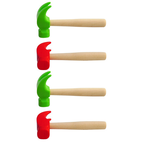 16Pcs Wood Hammer Tool Set for Kids Educational Play