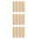 12Pcs Durable Wood Handle Grip Replacement for Small Files and Tools 7