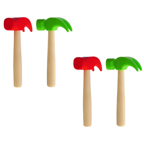 16Pcs Wood Hammer Tool Set for Kids Educational Play 1