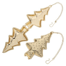 6Pcs Christmas Tree Tea Infuser Stainless Steel Mesh Strainer for Mugs