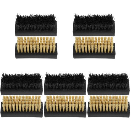 10Pcs Soft Shoe Brushes with Long Handle Assorted Colors for Cleaning 2