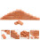 240Pcs Light Brown Miniature Bricks Clay for Craft & Model Decor 11