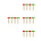 16Pcs Wood Hammer Tool Set for Kids Educational Play 7