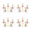 4Sets Blue Acrylic Nail Tips Practice Holder for Salon and Home Use 7