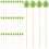 300Pcs Multi Bamboo Fruit Skewers Leaf Shaped Disposable Snack Picks 7