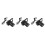 3Pcs High Brightness LED Stage Spotlights Portable for Indoor Use 10