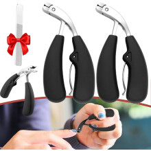 Hatmeo moderne nagelknipper met grote opening van roestvrij staal, Hatmeko Nailmaster Pro, grote teennagelknipper voor dikke nagels